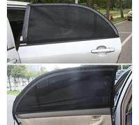 Pare-Soleil Pour Vitre, 126*52cm, Nuances De Fenêtre De Voiture, Protection Uv Maximale Auto Fenêtre Latérale Pour Bébé Et Chien Installation Facile Fenêtre Voiture Protection(2pièces,Xl)