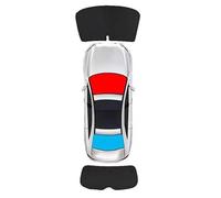 Pare-Soleil pour vitres de Voiture Pare-Soleil pour Vitres Latérales De Voiture pour Peugeot 3008 2009-2013, 6 Pièces, Rideaux Confidentialité Amovibles Et Anti-UV( Front+Rear)