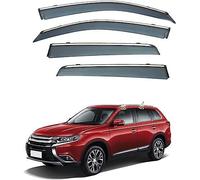 Pare-Soleil pour vitres latérales de Voiture Lot De 4 Déflecteurs d'air pour Outlander MK3 2013-2021, Pare-Brise Avant Et Arrière, Protection Contre La Pluie Et La Fumée, Accessoires De Voiture