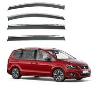 Pare-Soleil pour vitres latérales de Voiture Lot de 4 déflecteurs d'air pour Seat Alhambra MK2/7N 2010-2020, Pare-Brise Avant et arrière, Protection Contre la Pluie et la fumée