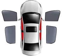 Pare-Soleil pour vitres latérales de Voiture pour Subaru pour Forester 2019-2023, écran Respirant Extensible, Anti-UV, 7 pièces Pare-Soleil pour vitres de Voiture(4PCS)