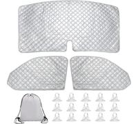 Pare-Soleil pour VW T5 T6, 3 Pièces, Ensemble De Protection Pare-Brise, Fenêtre Aveugle Thermique Interne Automatique Pare Soleil Vitre Voiture