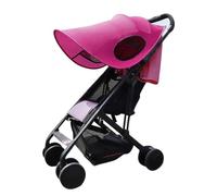Pare-Soleil Poussette Bébé Universelle Auvent de Poussette bebe Confort Respirant Pare Soleil de Landau Nacelle Anti UV UPF50+ Housse de Protection Coupe-Vent Couverture Soleil Poussette Non Etanche
