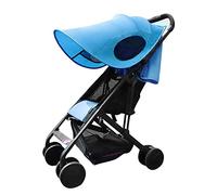 Pare-soleil Poussette Bébé Universelle Légère Couverture Auvent de Poussette Protection Solaire Coupe-Vent Imperméable Ombrelle à Landau Parasol Pliable Accessoires Anti-UV