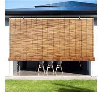 Pare - Soleil, Protection de la Vie privée Roll - up Rideau, Installation Facile/perméable à la lumière, imperméable à l'eau, Respirant/spécial for la Cour(W170xH110CM)