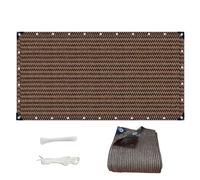Pare-soleil rectangulaire de qualité supérieure avec œillets - 100 x 280 cm - Idéal pour le camping, le jardin et l'extérieur - Protection UV polyvalente pour plantes et décoration de terrasse