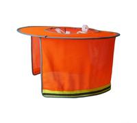 Pare-soleil réfléchissant pour casque avec tissu respirant conçu pour une utilisation sur chantier de construction pour protéger les travailleurs de l'exposition au soleil et améliorer la sécurité (D)