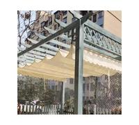 Pare-soleil réglable en forme de U rétractable en forme de U - Toit coulissant flexible - Design connectable pour pergolas, terrasses, vérandas, balcons - Solution d'ombrage extérieure ultime