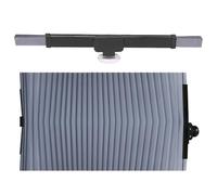 Pare-Soleil rétractable en accordéon pour Pare-Brise de Voiture, Tissu Polyester crypté avec Cadre en de Film d'aluminium, Extra Large pour fenêtre et arrière pour Manger, se Reposer