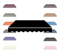 Pare-soleil rétractable extérieur imperméable en tissu protection UV, housse de rechange, pas nécessaire, 400 x 300 cm, noir