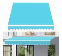 Pare-soleil rétractable - Imperméable - Protection UV - 100 % polyester - 300 g - Divers - Marron - 2,5 x 1,5 m