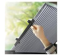Pare-Soleil rétractable pour Pare-Brise de Voiture, Rideau Pare-Soleil Universel Pliable pour vitres Avant et arrière, Protection Solaire, Isolation Thermique et Anti-UV (46 cm)