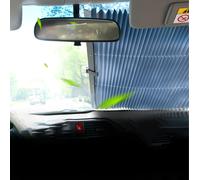 Pare-soleil rétractable pour pare-brise, écran pliable d'été, réflecteur de rayons UV pour voiture 70x160cm/27.56x63in