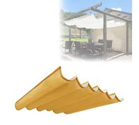 Pare-soleil rétractable pour pergola avec accessoires d'installation pour terrasse, porche, cour, jardin - Durable et réglable - Protection contre les intempéries