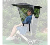 Pare-soleil universel électrique pour fauteuil roulant - Parapluie réglable pour accessoires de fauteuil roulant