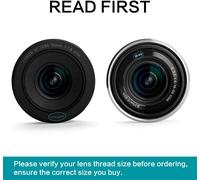 Pare-Soleil Universel Pliable En Caoutchouc 62 Mm + Pare-Soleil Fleur Tulip Compatible Avec Appareil Photo Canon Nikon Sony Pentax Olympus Fuji Avec Bouchon D'Objectif[Z4377]