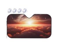 Pare-soleil universel pour pare-brise de voiture - Bloque la chaleur et les rayons UV - Pliable - Protection intérieure de voiture
