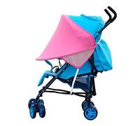 Pare-soleil Universel pour Poussette Anti-UV Ciel de Landau Protection Solaire UPF 50+ Été Couverture de Poussette Bébé Parasol Moustiquaire Accessoires de Poussette Anti moustique/pluie/vent/soleil