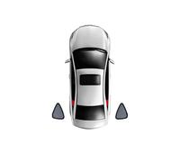 Pare Soleil Vitre Magnetique pour VW Golf 7 Golf7 Wagon Estate 2013-2020, Pare Soleil Voiture Bébé Chaussette Voiture Pare Soleil Bloquer Les Rayons UV,2*TriangularWindows