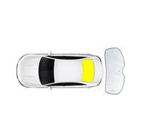 Pare-Soleil vitre Voiture pour Volvo pour S90 2017-2025 Pare-Soleil Pare-Brise Interne Voiture Couverture Protection Rideau Fenêtre(1pc Rear)