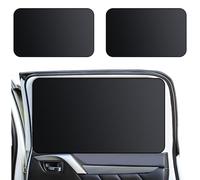 Pare-Soleil Vitres Latérales Voiture, pour Ford F-350 Super Duty V Crew Cab Short Box 2023-2024 Pare Soleil Occultant Latérale, Bloquer Les Rayons UV Protection Privée,2Pcs(Rear Window)