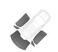 Pare-Soleil Vitres pour Jazz GD pour Fit 2001-2008 Pare-Soleil Magnétique Voiture Pare-Brise Avant Cadre Rideau Filet Pare-Soleil pour Fenêtre Latérale Arrière Pare-Soleil Vitre Voiture(Rear 5pcs)
