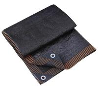 Pare-soleil Voile Tissu Filet d'ombrage 90 % Filet d'ombrage Bâche en maille d'ombrage, Filet d'ombrage renforcé Protection solaire pour balcons/serres, tailles personnalisables, noir-3 x 7 m