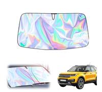 Pare Soleil Voiture 2025 Dernier Pare-Soleil Avant Pliable Anti UV 99% Pliable Pare-Soleil de Voiture Pare-Brise Intérieur avec Sac de Rangement Convient aux Voitures SUV Fourgonnettes (140 x 70cm)