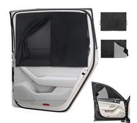 Pare Soleil Voiture Bébé, 2 Pièces Rideaux Magnétiques de Voiture à Double Couche, Pare Soleil Voiture Arriere Amovible, pour Enfants Adultes et Animal Domestique