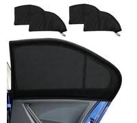 Pare Soleil Voiture Bébé,4 Pièces Chaussettes Voiture Soleil,Universel Voiture Pare Soleil pour Vitres Latérales,par Bloquer Les Rayons UV,Protège Enfants et Animaux,avec 98% Véhicules Car