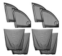 Pare-Soleil Voiture Bébé - 8 Pièces Chaussette Voiture Soleil Universelle - Pare Soleil pour Vitre De Voiture L par Bloquer Les Rayons UV par Protege Soleil Voiture Arrière Enfantsss Et Animaux