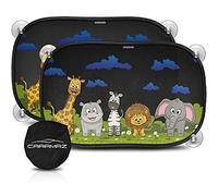 Pare-Soleil Voiture bébé - Pare Soleil Neo - 2 pc. 48x 30cm avec Ventouse, Protection UV/Chaleur, Nouvelles Ventouses, Accessoire Voiture