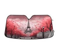 Pare Soleil Voiture Eiffel Tower in Fall Bache Pare Brise Détachable Bache Voiture Protection Avant Housse De Protection Solaire pour SUV Voitures Travel S