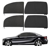 Pare-Soleil Voiture en Maille - Protection UV pour vitres latérales avec Filet Extensible | Écran Solaire Auto pour, Animaux et passagers | Filets Pares soleils - Accessoire été pour Voitures