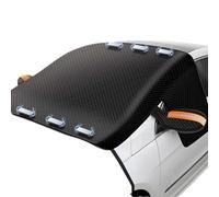 Pare Soleil Voiture Exterieur pour Jeep Wrangler III (JK) 2006-2018, Protection Parebrise Soleil Contre Le Gel Et La Neige Accessoires,A