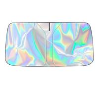 Pare Soleil Voiture for BMW M3 Touring 2022-2024 Protection Solaire Pare Brise Tissu Laser Anti UV Isolation Thermique Accessoire Auto Premium,Silver2