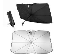 WACDXST Pare Soleil Voiture Pare Brise Avant Parapluie,pour Dacia Sandero Stepway 3.Gen 2.Gen 2021-2025 Pliable Parapluie Soleil Voiture Rotative à 360° Anti-Chaleur