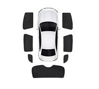 Pare Soleil Voiture Pare Brise Avant Pare-Soleil Auto pour Hyundai pour Santa Fe pour MX5 2024 2025 2026 Couverture Protection Solaire Anti-Sale Fenêtre(7PCS)