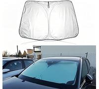 Pare Soleil Voiture Pare Brise Avant pour BMW Serie 5 E60 2003-2010, Pare-Brise-Soleil, Pare-Soleil de Voiture, Anti UV Isolation la Chaleur et Soleil Accessoire Voiture,Silver