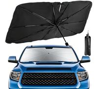 Pare-Soleil Voiture Pare-Brise Avant,pour Ford C-Max 2010-2019,Parapluie Pliable Anti-UV,Protection Solaire pour Auto,Isolation Thermique,M(125 * 110 * 65cm)