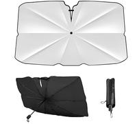 Pare Soleil Voiture Pare Brise Avant pour Mitsubishi Triton, Parasol Pliable pour Voiture Protection UV Isolation Pare-Brise Avant Accessoires Auto,M(125 * 110 * 65cm)