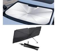 Pare Soleil Voiture Pare Brise Avant pour Porsche Taycan 2019 2020 2021 2022 2023 2024 2025, Parasol de Protection UV Isolé Pliable Voiture Accessoires,B