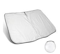 Pare Soleil Voiture Pare Brise Avant pour Toyota Yaris 4 (IV) XP21 I 2020-2024,Pare-Soleil Intérieur Pliable Isolation Thermique et Protection UV Couverture,Silver