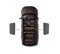 Pare Soleil Voiture Pare,Rideau Occultant Voiture,pour Citroen DS7 2018-2024 Avant ArrièRe Vitres LatéRales Anti-UV PrivéE ProtèGe Accessoires De DéCoration,2 Rear Window