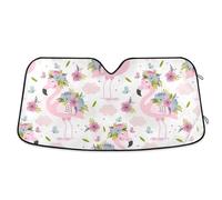 Pare Soleil Voiture Pink Flamingo Housse De Protection Solaire Protection Avant Bache Pare Brise Pliable Bache Voiture pour Travel Voitures Camion S