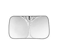 Pare-Soleil Voiture pour Audi A5 Cabriolet B8 2009-2016 Pare-Brise Avant, Protection UV Maximale, Réflecteur de Chaleur Haute Performance, Garde l'intérieur Frais,B/Silver