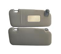 pare soleil voiture Pour Peugeot 207 gauche droite ensemble 2 pièces voiture pare-soleil avec miroir de maquillage/pare-brise avant pare-soleil 16126929BJ pare soleils auto