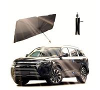 Pare Soleil Voiture pour Peugeot 3008 III, Pare-Brise Avant Pliable Parapluie Soleil Protection UV Blocage de Chaleur Accessoires Auto,Large