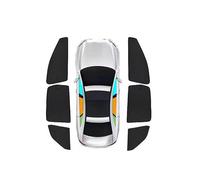 Pare-Soleil Voiture pour Peugeot Rifter Long, Chaussette Voiture Soleil Protection UV Protection Solaire Rideaux D'intimité Rideau Occultant Accessoires Auto,Side 6pcs