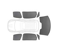 Pare Soleil Voiture pour Polo 6 Hayon 2017-2024 pour VW Rideau Cadre Pare-Brise pour Avant Pare-Soleil Magnétique pour Fenêtre Voiture(2PCS Rear)